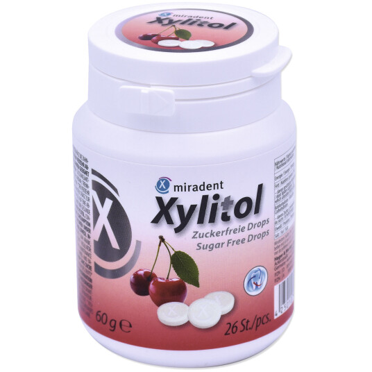 Xylitol Dental Care-sugetabletter MIRADENT Cherry 26 pcs.