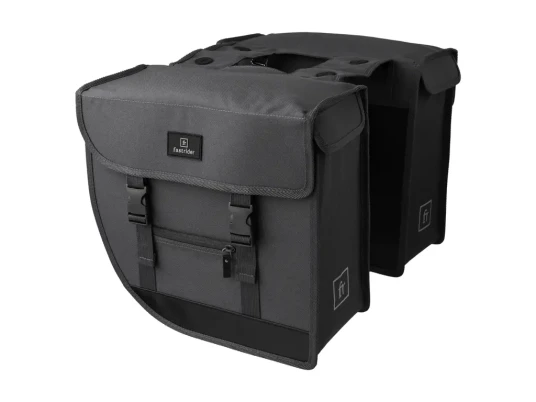 FastRider Bodyl Hybrid double sykkevesker 26L grå