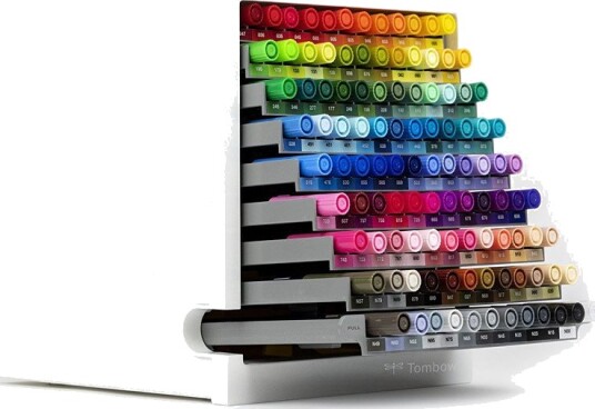 Tombow ABT Dual Brush Pen Desktop Organizer 108 stk