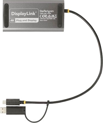StarTech USB-C til Dual-HDMI Adapter 4K 60Hz Grå med 100W PD Pass-Through