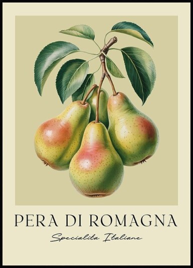 Pera Di Romagna Plakat Plakat / 21x30cm