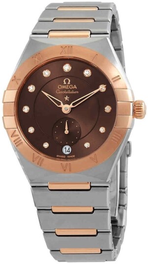 Omega Dameklokke 131.20.34.20.63.001 Constellation Co Axial 34Mm
