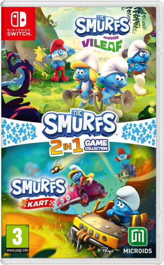 Smurfene 2 i 1 Spillkolleksjon til Nintendo Switch