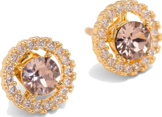 Lily and Rose Miranda Twist earrings Pink Topaz