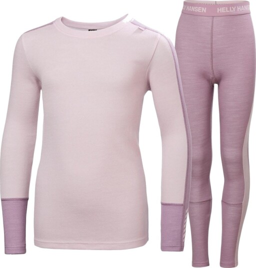Helly Hansen Jr Lifa Merino Ullundertøysett 164 Lilla Helly Hansen Jr Lifa Merino Ullundertøysett 164 Lilla