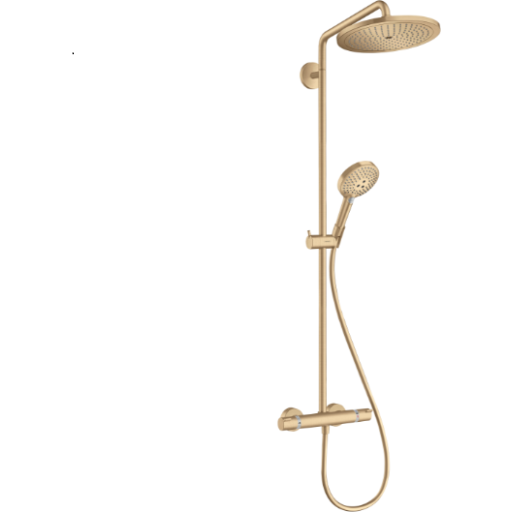 Hansgrohe Croma Select S Showerpipe 280 Ø280 mm, 1jet, Børstet Bronse Hansgrohe Croma Select S Showerpipe 280 Ø280 mm, 1jet, Børstet Bronse