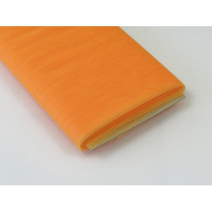 Diverse Tyllstoff Nylon 58 Neonoransje 145cm 50cm