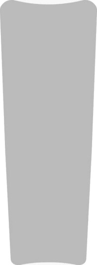 Vitros Veggspeil Rektangulær 55 cm Transparent