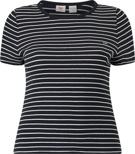 Levi's Plus   Topp Pl Hayes Ss   Svart