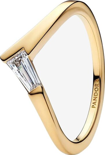 Pandora Tiara Baguette Ring - CLEAR - 52