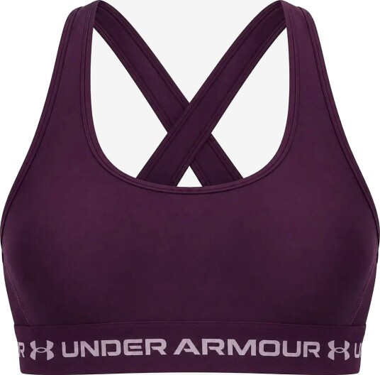 Under Armour Crossback Mid Bra   Purple ECHO   S