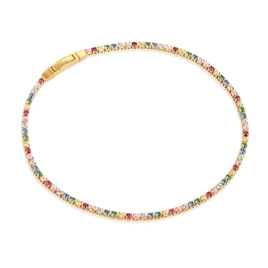 Sif Jakobs Ellera Armbånd 18 kt. Gullforgylt sølv SJ-B2869N-XCZ-YG-17 cm - Dame - 925 sterling silver Sif Jakobs Ellera Armbånd 18 kt. Gullforgylt sølv SJ-B2869N-XCZ-YG-17 cm - Dame - 925 sterling silver