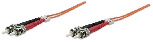 Intellinet OM3 Fiber Optisk Patchkabel 2m LC Hankjønn LSZH Intellinet OM3 Fiber Optisk Patchkabel 2m LC Hankjønn LSZH