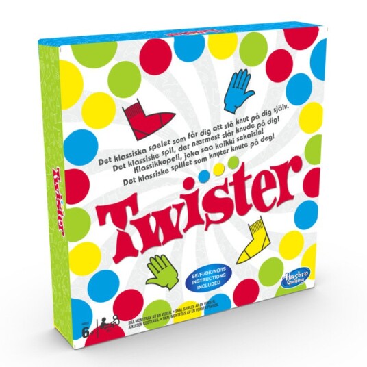 Hasbro Twister Aktivitetsspill for Barn - Flerfarget - 6 år+ Hasbro Twister Aktivitetsspill for Barn - Flerfarget - 6 år+