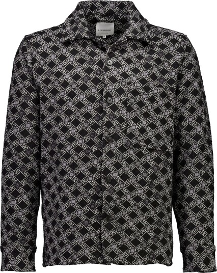 Lindbergh Jacquard Overshirt Black S