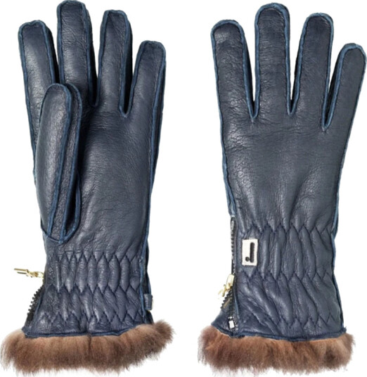 Restelli Guanti unisex Accessories Blå 9 1/2 IN,