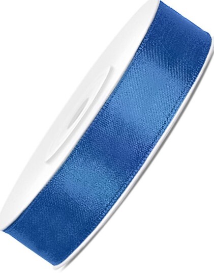 ROYAL BLÅTT Silkebånd 25 meter x 12 mm