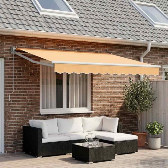 Reserveduk til markise sand 2,5 x 2 m Polyester