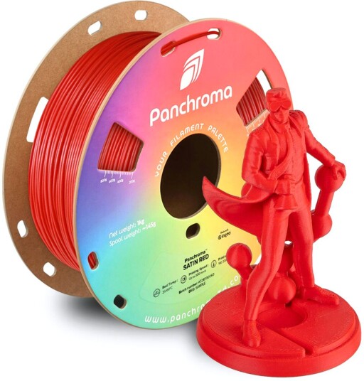 Polymaker Panchroma Satin Pla Red Polymaker Panchroma Satin Pla Red