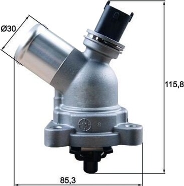 Termostat kjølemiddel MAHLE TM 43 105