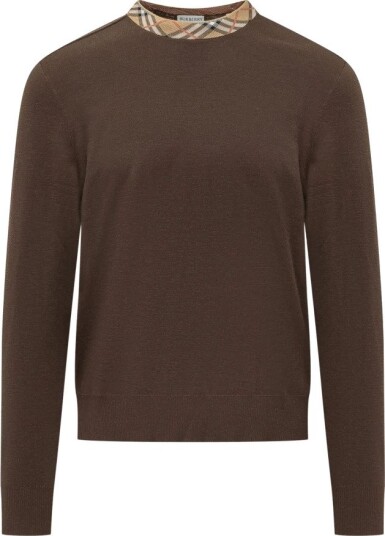 Burberry Herre Strikkevarer Brun L,