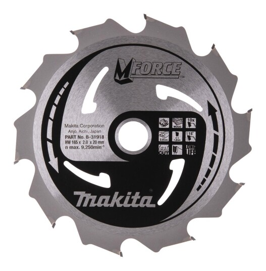 Makita Sirkelsagblad B 31918 165x20x10T