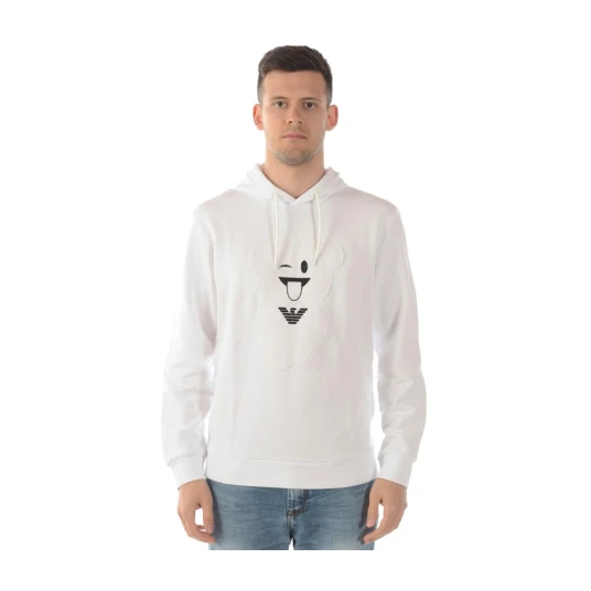 Emporio Armani Herre Gensere & Hettegensere Hvit S, Emporio Armani Herre Gensere & Hettegensere Hvit S,