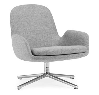 Normann Copenhagen Normann Copenhagen Era Lenestol Lav med Svingbar Aluminium/ Synergy LDS16 Normann Copenhagen Normann Copenhagen Era Lenestol Lav med Svingbar Aluminium/ Synergy LDS16