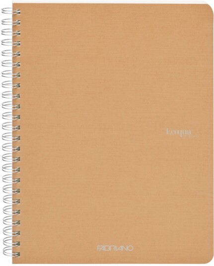 Notatbok EcoQua Original Spiral A5 Linjert Brun