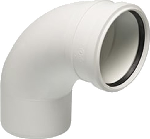 Decibel bøy 75 mm 88,5° 2Mf svart