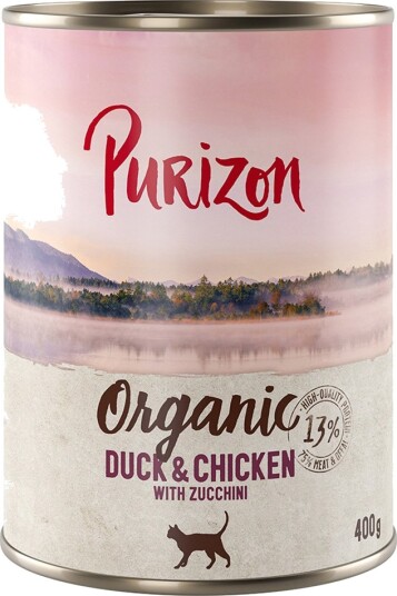 Purizon Våtfôr Senior Organic Nyhet Med Gresskar Okse 6 X 400 G