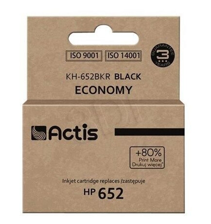 Actis standard KH-652BKR - remanufactured - ink cartridge (alternative for: HP 652 HP F6V25AE) - Blekkpatron