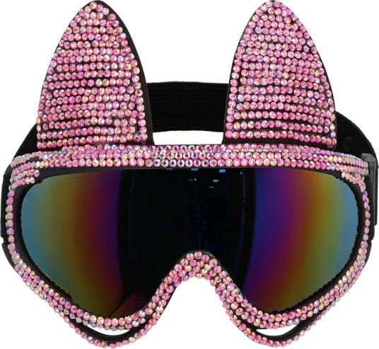Boland Party Partners Skibriller Katt med Strass Rosa One size 02741