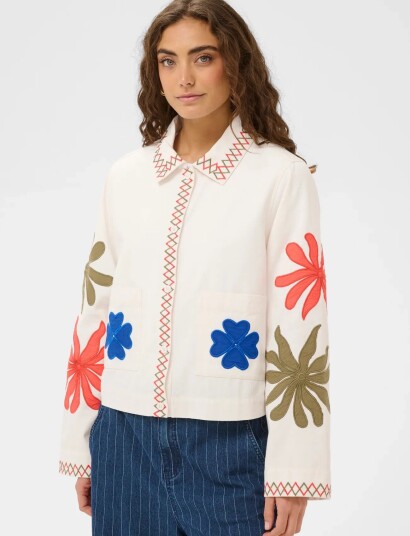 Culture Cuchrestella Jacket White S Culture Cuchrestella Jacket White S