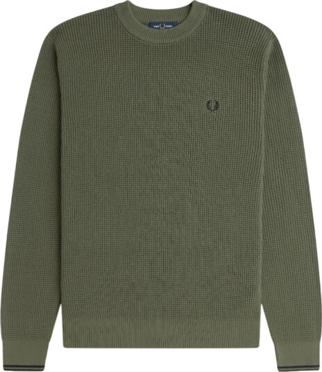 Fred Perry, Herre, Strikkevarer, Grønn, XL,