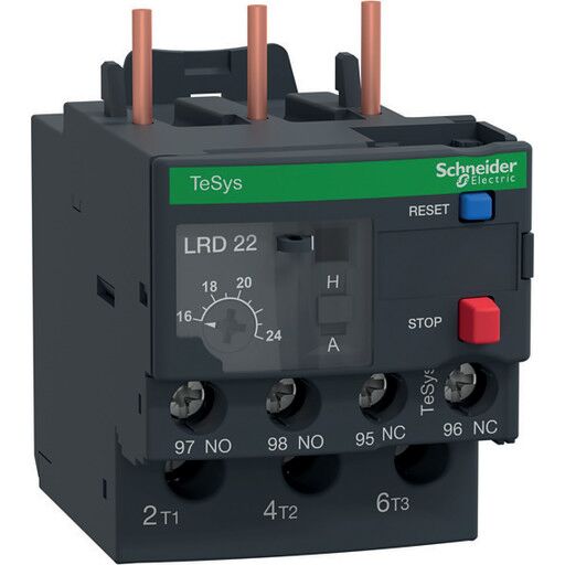 Schneider Electric Tesys overload relay 16.00-24.00 a lrd22 (3389110346848)