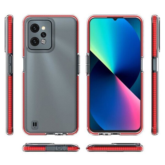Hurtel Spring Case for Realme C31 Silicone Case with a Frame Light Pink