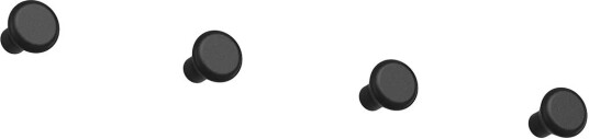 Essem Design Classic knagg liten 4 pakning Svart Essem Design Classic knagg liten 4 pakning Svart