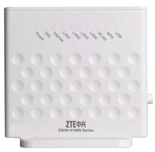 Zte Cpe H108 Adsl2 Modemruter Med 300 Mbps 80211N Wlan