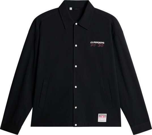 J.Lindeberg 30Y Cam Coach Svart Golfjakke herre Black X Large