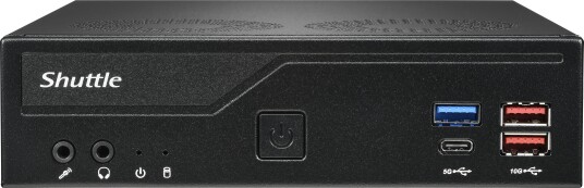 Shuttle DH770 Barebone Slim-PC LGA1700 Sort Shuttle DH770 Barebone Slim-PC LGA1700 Sort