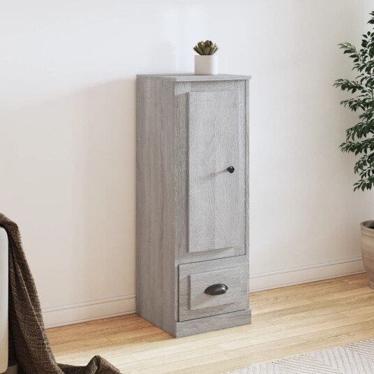 vidaXL Highboard grå sonoma 36x35,5x103,5 cm konstruert tre vidaXL Highboard grå sonoma 36x35,5x103,5 cm konstruert tre