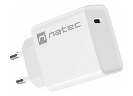 Natec Ribera power adapter - 24 pin USB-C - 20 Watt Natec Ribera power adapter - 24 pin USB-C - 20 Watt