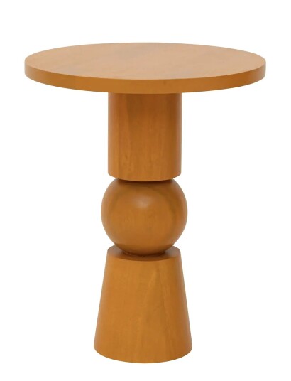 Urban Nature Culture Urban Nature Culture Side Table Teko Orange Ø 35 CM Urban Nature Culture Urban Nature Culture Side Table Teko Orange Ø 35 CM
