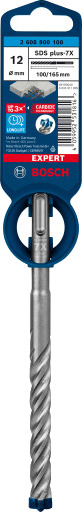Bosch SDS-Plus 7X Hammerbor 12 mm 165 mm for Betong og Granitt