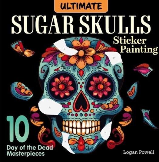 Ultimate Sugar Skulls Sticker Painting