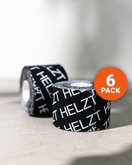 Helzt Pre Cut Tapes Black x6 Helzt Pre Cut Tapes Black x6