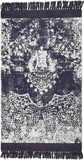 Teppe Akarsu - Fiolett, hvit, 80x150 cm