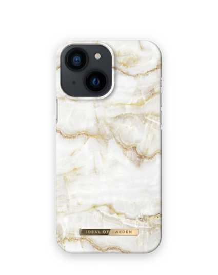 iDeal of Sweden iPhone 13 Mini Fashion Deksel Golden Pearl Marble