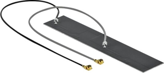 Delock Antenne 78 Cm Plate Smart Home Innendørs Klebemontering Grå Svart Delock Antenne 78 Cm Plate Smart Home Innendørs Klebemontering Grå Svart
